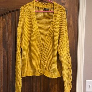 VICI cardigan cable sweater